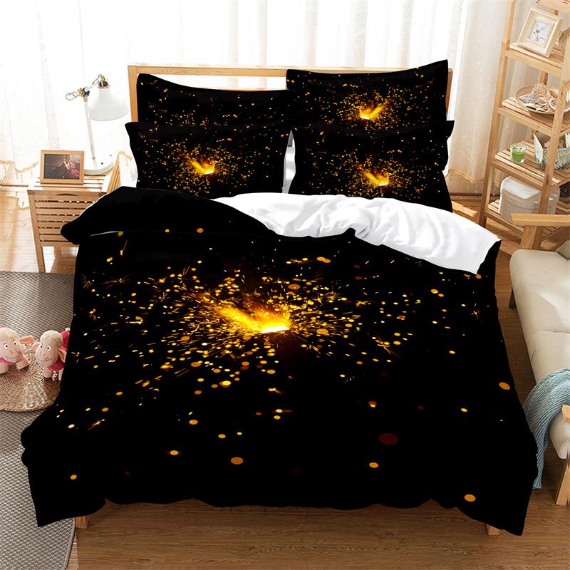 Winter Bedding Duvet Cover Sets Home Textile Kids,twin Full Queen King Bedroom Set Snowflake Galaxy Dekbedovertrek 240x220 Hot