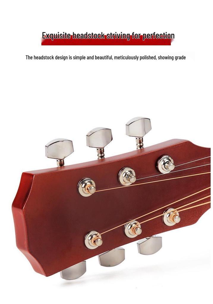 38" & 41" Wooden Beginner Practice Guitars In Stock