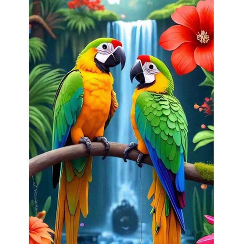 5D Diamond Painting, Flower Animal Sticker Diamond Cross Stitch Decorative Painting