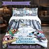 Personalized 3Pcs Bedding SetAmazing World of Gumball Custom Text Duvet Cover Pillowcase Set Bedroom Gift