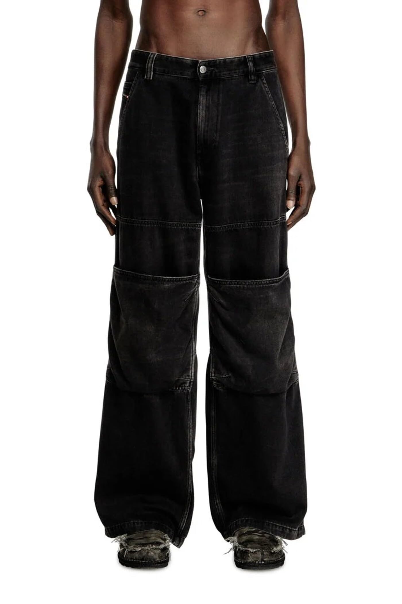 

Diesel Men s D-SHIFT Denim Pants, Size 34, Black, Size 02, A1729509J96