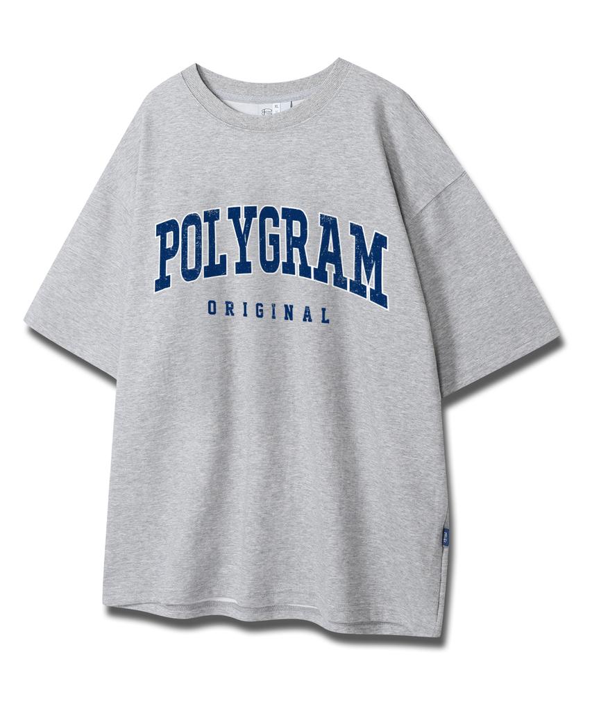 POLYGRAM [2Pack] Graphic Double-Sided Oversized Short Sleeve T-Shirts (Type A)