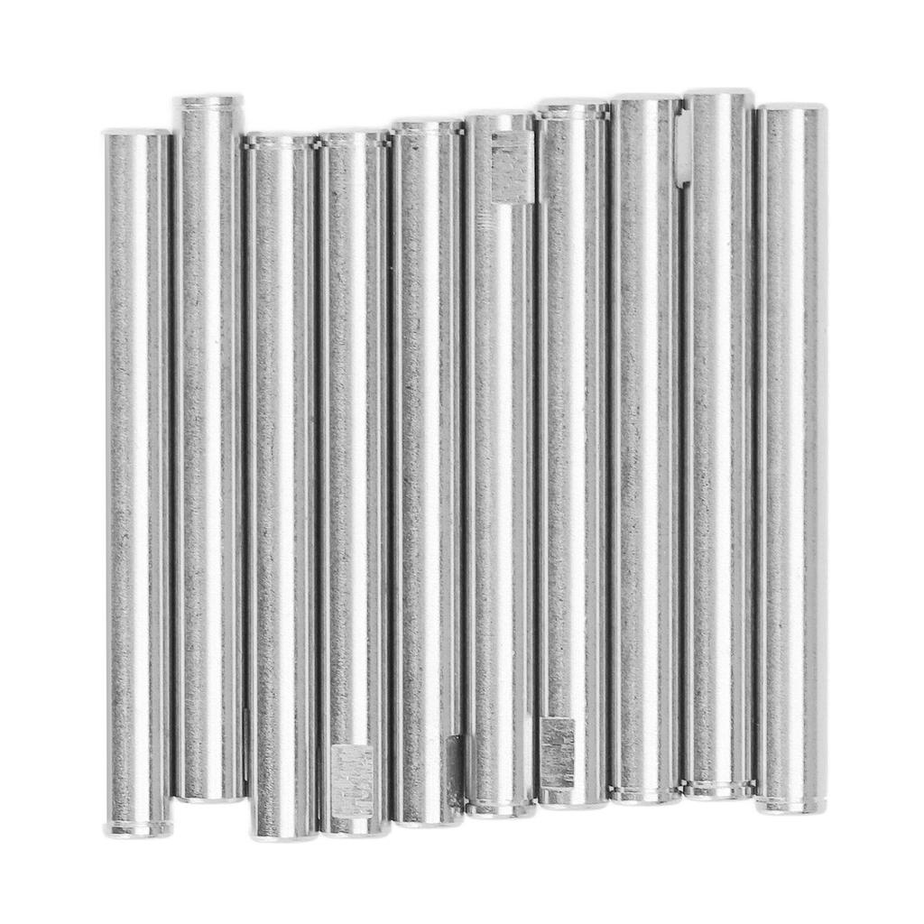 10 Stück RC Motor Welle Silber 4mm Durchmesser 39mm Länge Modellflugzeug Auto Boot Runde Welle Stange