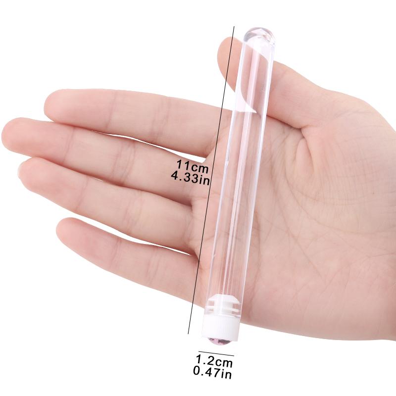 NEW Leopard Style Reusable Eyebrow Brush Tube Eyelash Extension Applicator Disposable Mascara Wand Diamond Eyelash Brush Tube