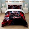Bedding Set 1 Duvet Cover 2 Pillowcases Tokyo Ghoul Print Soft Bed Linen Bedroom Decor