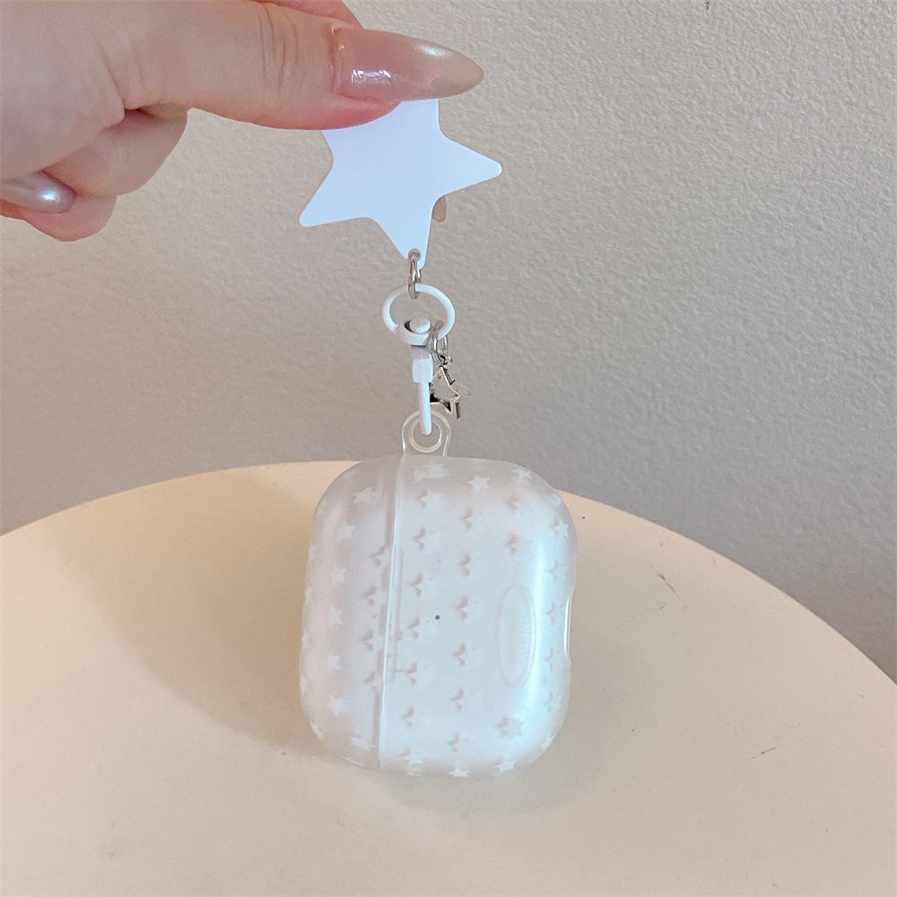 INS wind matte star earphone cover for Apple AirPods 1 /1 generation personalized pendant case PRO1/PRO1