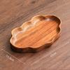 Cartoon Squirrel Wooden Snack Tray Creative Walnut Wood Tea Tray Desktop Storage Container Pinecone Trays Decorative