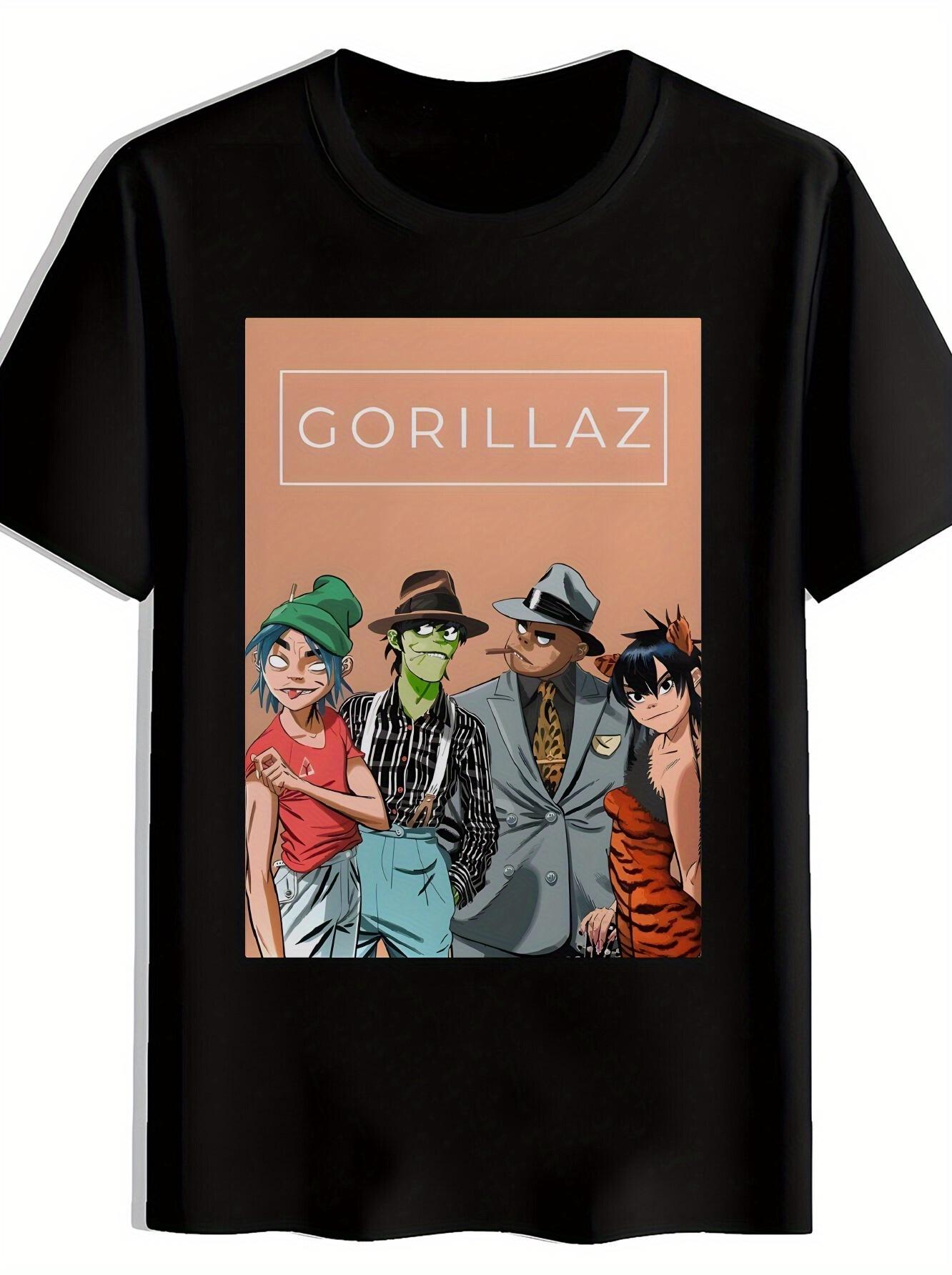 

Vintage Rock Band Graphic T-shirt - Gorillaz Illustration XXL