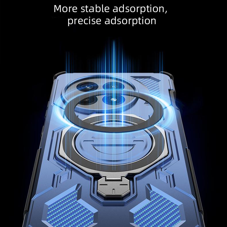 Luxury Magnetic Armor Case For OnePlus 13R Cases OnePlus 13R 5G Cover Funda Magsafe Wireless Charging Phone Cover OnePlus 13R
