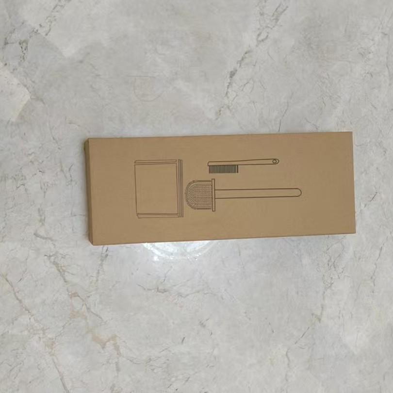 Bez wiercenia Dwustronny Zestaw Szczotek do Toalety Montowany na Ścianie - Czteroczęściowy Zestaw do Sprzątania Domu