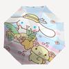 1pc Cinnamoroll Fruit Basket with Automatic Opening/Closing Umbrella - Portable Folding Design, 8-Bone Iron Frame Outdoor Umbrella, Festival Gift for