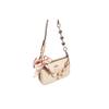 COACH shoulder bag [Customized bag] Nolita 19 Naked Apricot Ribbon Diamond Classic Old Flower Print Chain Pink Decorative Pendant Commuting dolphin