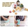 34-Piece Stainless Steel Cake Piping Tips Set Cake Cream Decoration Tools Cream Scraper Set Kitchen Baking Utensils