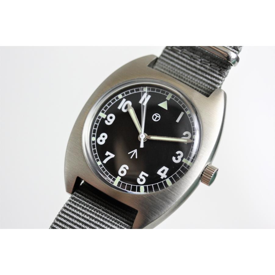 Used Reprint of the British Air Force Military Watch from the 70's! M.R.M.W. Royal Army Watch W-10 Vintage Quartz Watch Broad Arrow Homage