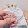 60/140 Pcs 7ml Tiny Glass Jars Cork Stoppers 11x22x35mm Small Decorative Mini Bottles DIY Home Decor Wishing Jars Craft Storage