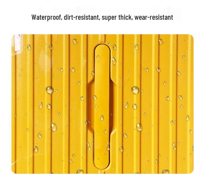 Transparent Waterproof PVC Luggage Protector for Trolley Suitcases - Wear-Resistant and Dust-Proof