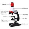 Microscope Kit 100x-1200x For Home School Educational Toys Children Optical Instrument