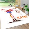 Custom Name Friendship Between Child Horse Carpet Rug Customizable Soft Washable Anti-Slip Home Living Room Sofa Mats Personalized Rug. 0909324