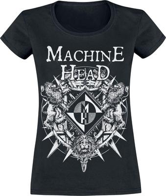 Machine Head Ladies Tee_ Bloodstone - Men's Summer Cotton Graphic Tee