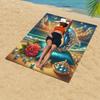 1PC Gold-Embellished Dolphin Beach Towel High-End Summer Beach Snapping Tool Quick-Dry Towel for Outdoor Picnics And Water Sport