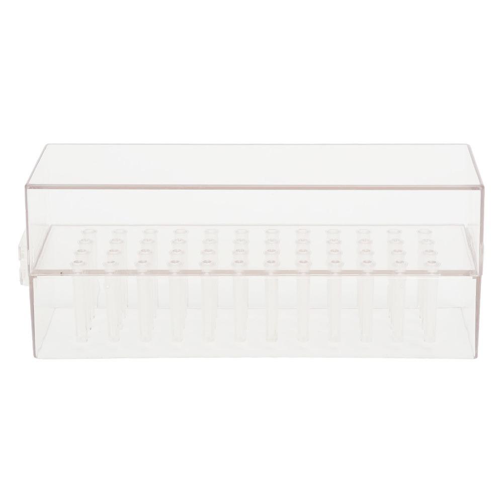 Transparent Nail Bit Organizer Clear Acrylic Nail Tool Container  Home Manicure Arrangement
