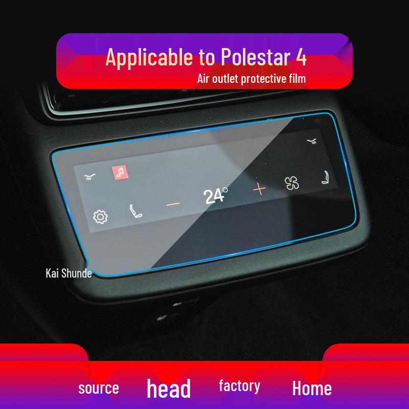 Polestar 1 & 2 Navigation Screen Protector Film & Center Console Sticker