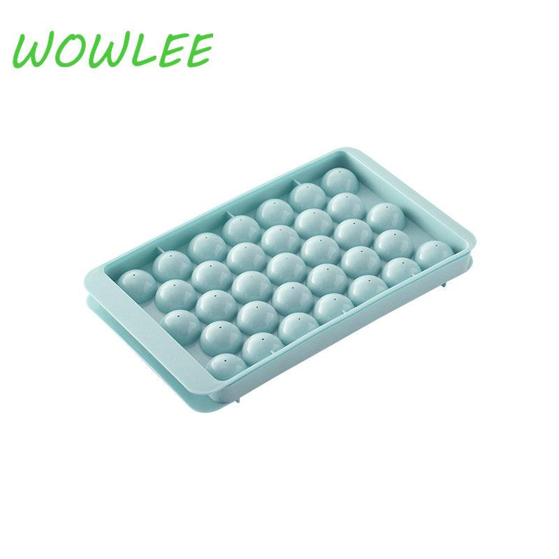 Formy do kostek lodu w kształcie okrągłej kuli, formy 3D, narzędzia chłodzące do domowego baru, do użytku na imprezach, do kuchni, DIY, 18, 33 kratki