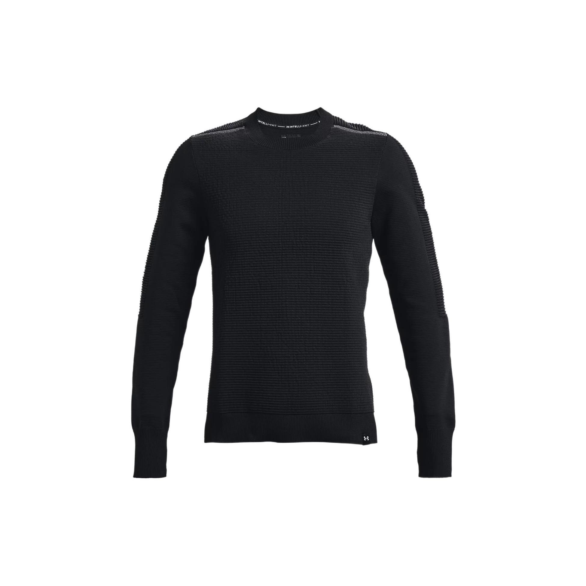 Under Armour IntelliKnit Run Sweater Black Men s 1371573-001 M