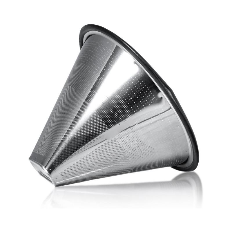 

JUSTINLAU Reusable 304 Stainless Steel Replacement Coffee Filter for MOCCAMASTER KBGV & KBT Series Professional Coffee Machine