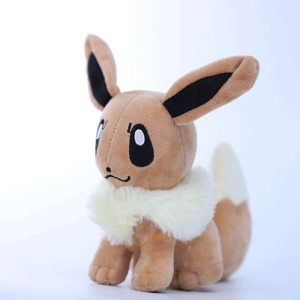 Peluche de Pokémon Eevee de 10, 20 y 30 cm, diseño de animales kawaii, ideal como regalo de cumpleaños o Navidad.