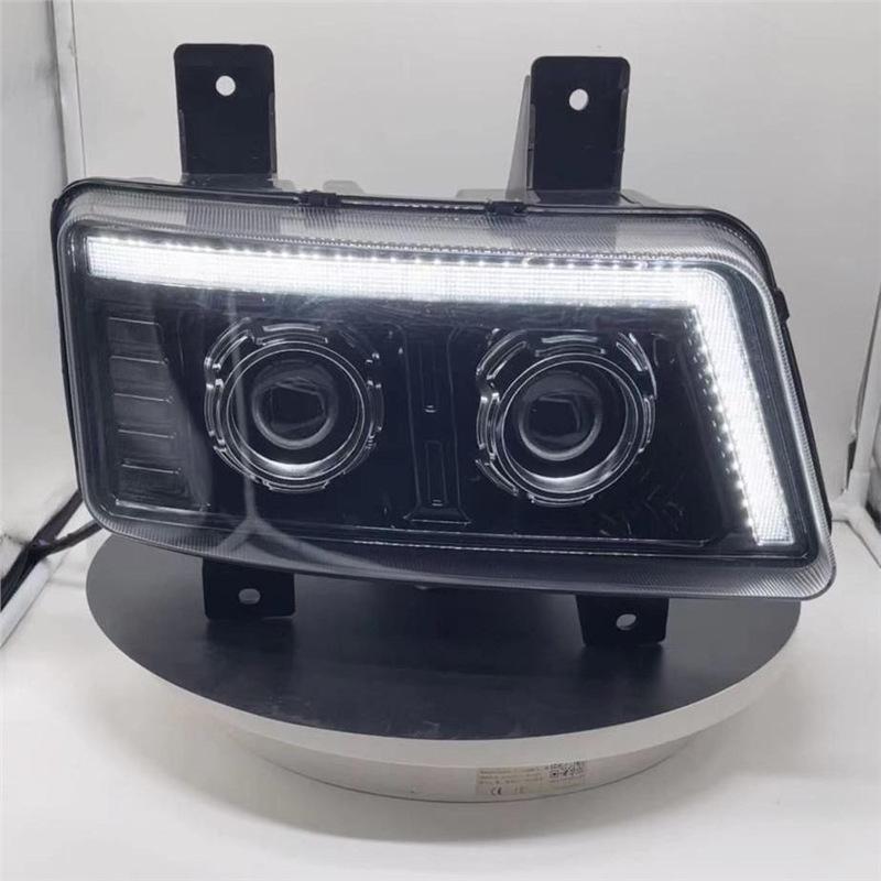 Dual-Lens LED Headlight Assembly with Dynamic Daytime Running Lights for Dongfeng Tianlong KC.