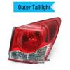 Chevrolet Cruze Rear Tail Light Assembly for Old Model - Reverse & Brake Light