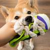 Cotton rope knotted dog toy canvas shoe design teeth grinding and cleaning pet toy to relieve boredom