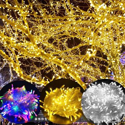 New Year 2025 Decor 8 Modes Outdoor LED Christmas Light 20M Garlands for Decor Party Wedding Street String Lights Holiday Light
