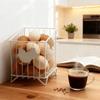Moderne Eisen-Eieraufbewahrungskorb Große Kapazität Kreativer Kaffeekapselhalter Ausgesparter Aufbewahrungsbecher Heimdekoration