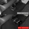 For Honda N-box 2024 2025 ABS ABS Central control water cup holder garbage bin integrated Container assembly storage box cover