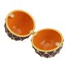 Egg Shape Trinket Boxes Vintage Exquisite Rhinestones Trinket Boxes with Hinged for Living Room