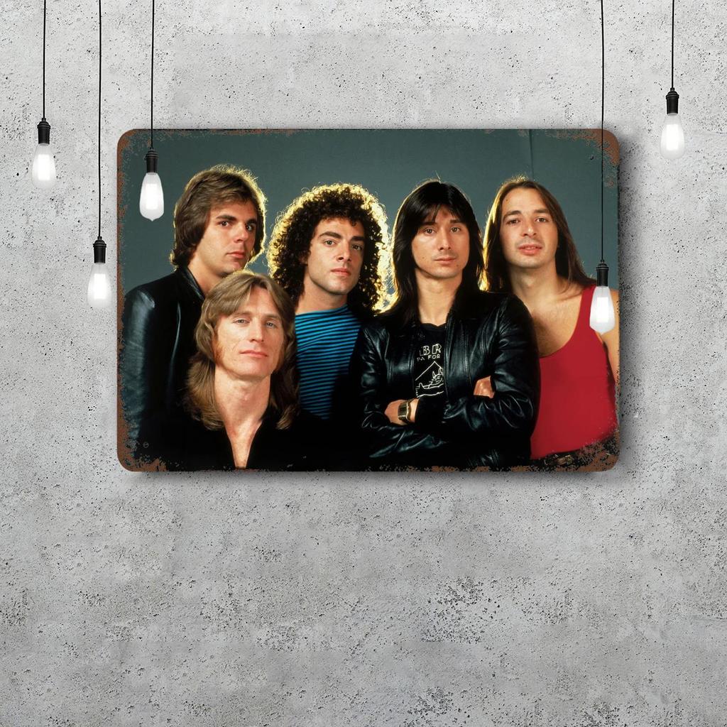 Foreigner Band Retro Vintage Tin Sign Poster Decorative Plaque Metal Plate Wall Decor