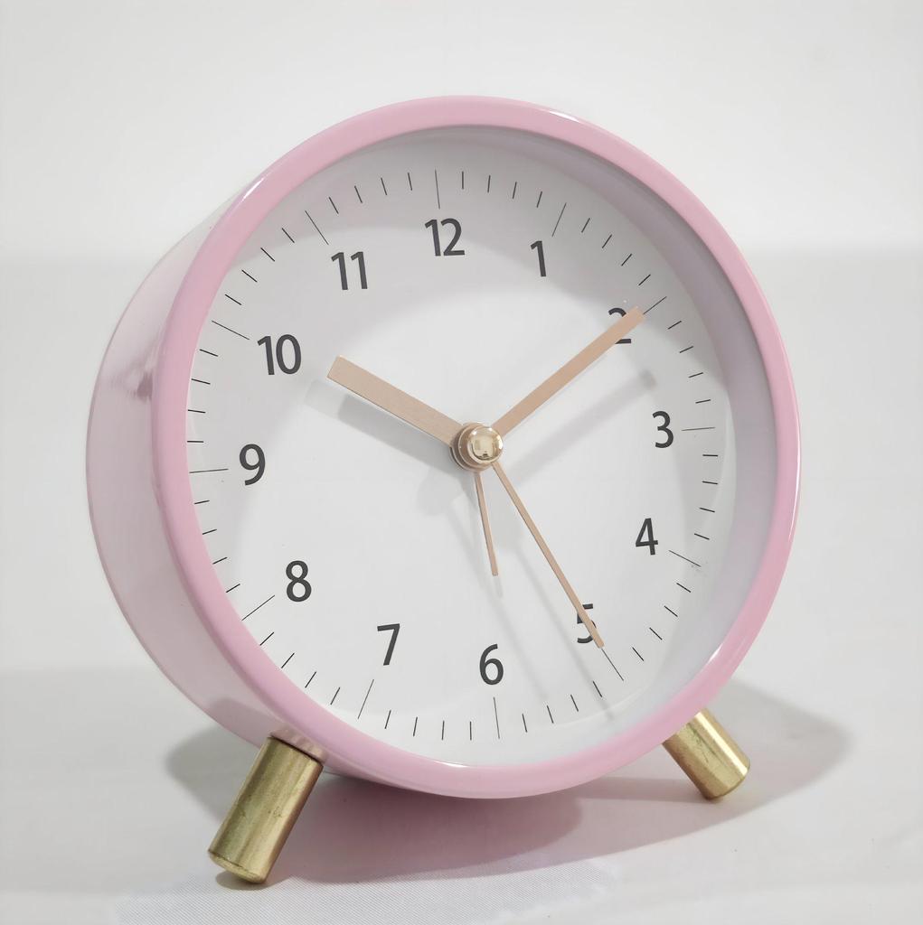 Nordic Clock Desktop Silent Minimalist Bedroom Alarm Clock Living Room Fashion Creative Light Luxury Student Dorm Table Clock