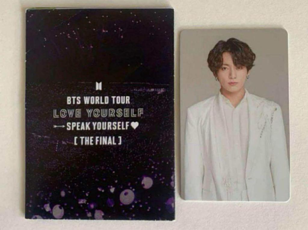 [USED] SYS FINAL Official Seoul Concert Venue Trading Card Jungkook with Pamphlet