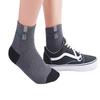 6 Pairs of New Men's Fashionable Pure Cotton Sports Mid Calf Socks
