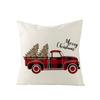 Christmas Pillow Case Polyester Red and Green Plaid Print Pillow Nordic Home Living Room Sofa Cushion