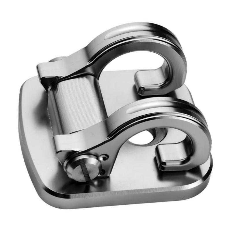 Stabiler Aluminium-Motorradhaken Einfache Montage Kein Werkzeug erforderlich Schnelle Installation Motorrad-Gepäckhaken Geeignet für Fahrrad