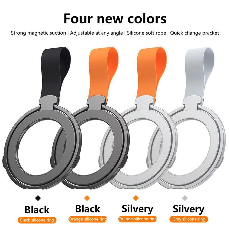 Universal Magnetic Phone Holder For Magsafe For 17 16 15 14 Stand Grip Finger Ring Car Desktop Smartphone Bracket