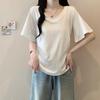 2026 Plus Size Women's V-Neck Slimming Short-Sleeve Summer Top
