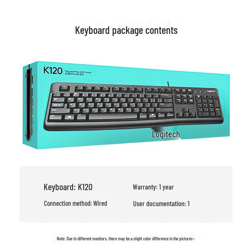 Logitech K120 Wired Office Keyboard