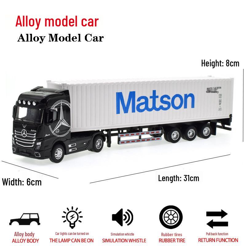 Children's Toy Container Truck Car Model