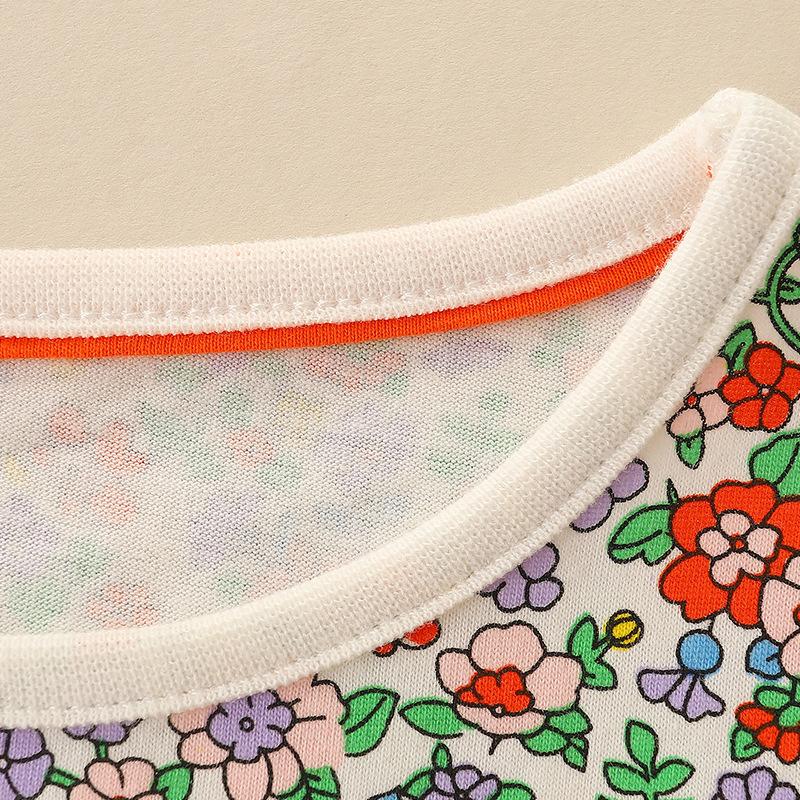 2-7Y Kinder Kleidung Mädchen Langarm Kleid Gestrickte Baumwolle Frühling Herbst Cartoon Rundhals Mädchen Prinzessin Kleider