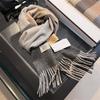 Sciarpa in lana pashmina 100% cashmere invernale per donna, scialli e stole spessi e caldi, sciarpa da donna con nappe e sciarpa