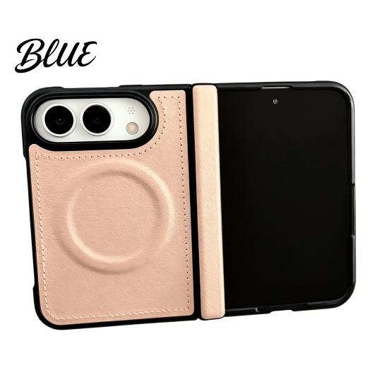 Anti Fingerprint Business Case Magnetic for IPhone 18, Faux Leather Phone Cover with Hinge Scratch Resistant Protection, Full Body Shockproof